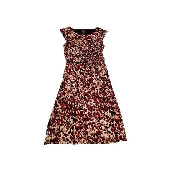 212 Collection Dress Womens XS Knot Front Sleeveless Knee Length Multicolor - Picture 1 of 11